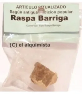 PALO RASPA BARRIGA