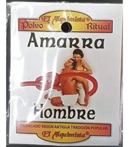POLVO AMARRA HOMBRE