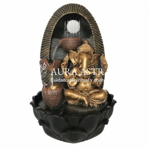 Fuente Ganesha resina 27 x 27 x 39 cm