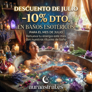 Descuento mes de Julio en baños esotéricos