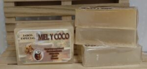 Jabón miel y coco