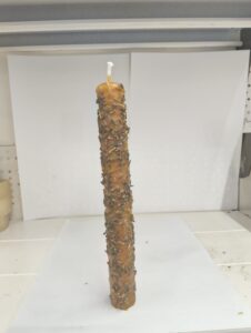 vela panal con hierbas salud